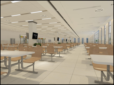 滿(mǎn)坤科技員工食堂裝修工程