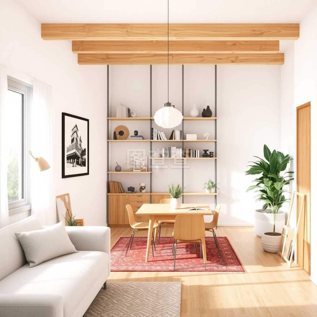 用于設計師和施工人員矢量的應用程序,家庭內視圖3D結構,室內物品,書架和書籍。管理的特殊工具。室內建筑,室內裝飾